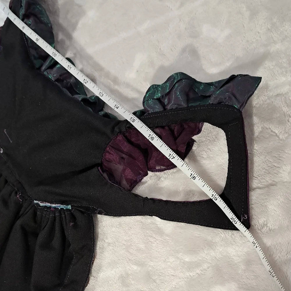 NWT Chic Purple and Green Dog Dress